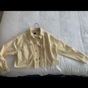 Cropped corduroy jacket